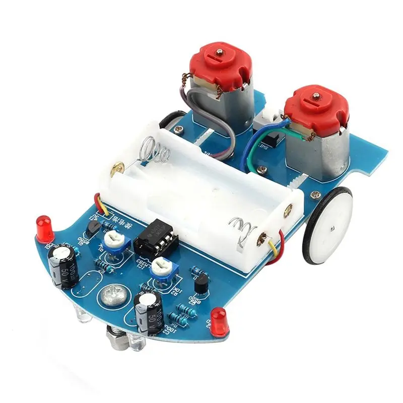 SCLS Practice Soldering Learning Electronics Kit Smart Car Project Kits Track Following RCar DIY Kit DIY Electronic Kit