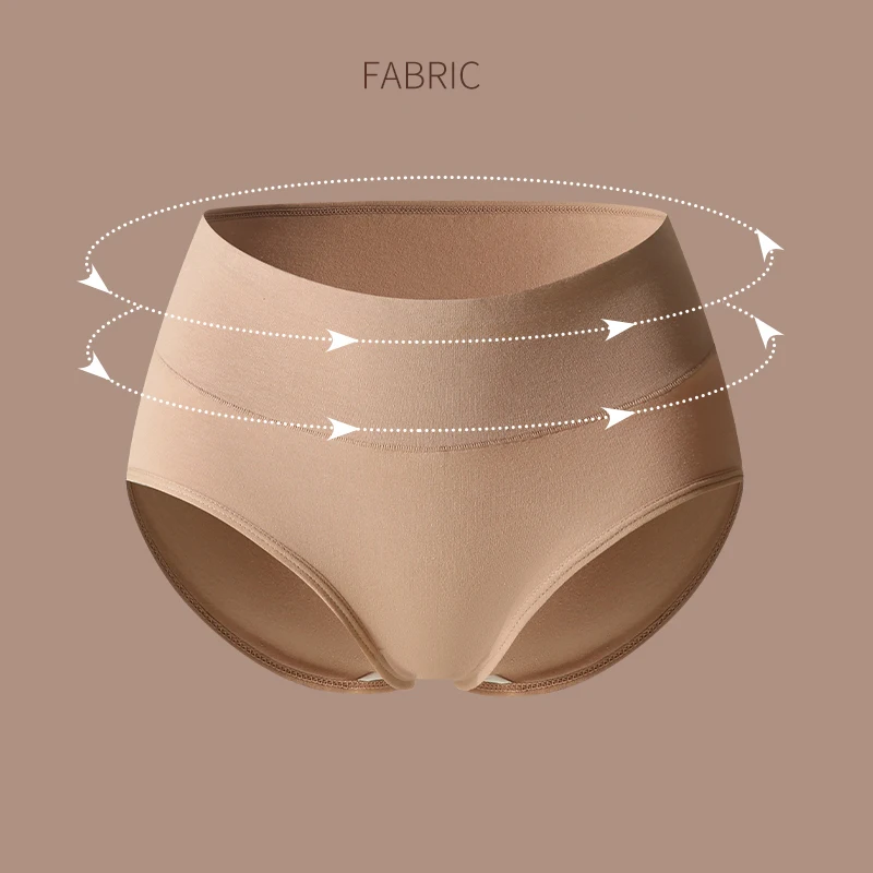 3 قطعة/المجموعة النساء سراويل عالية الخصر محدد شكل الجسم الملابس الداخلية تنفس ملخصات القطن السروال سولي اللباس الداخلي حجم كبير الملابس الداخلية النسائية