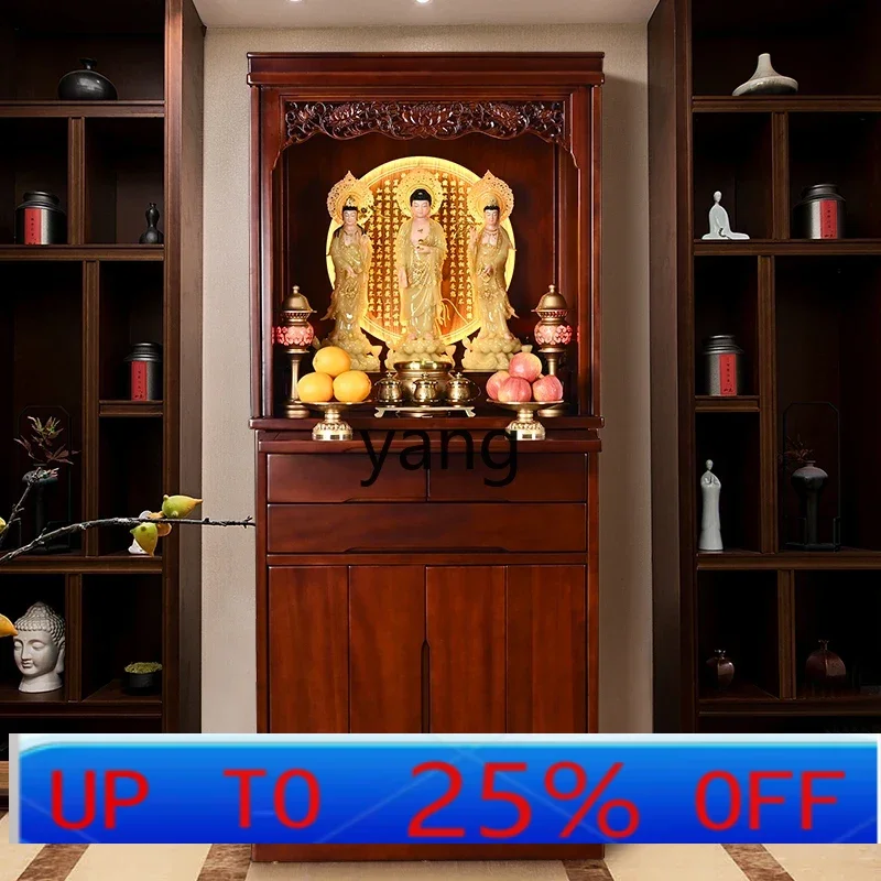

LTT solid wood household shrine vertical cabinet economical table