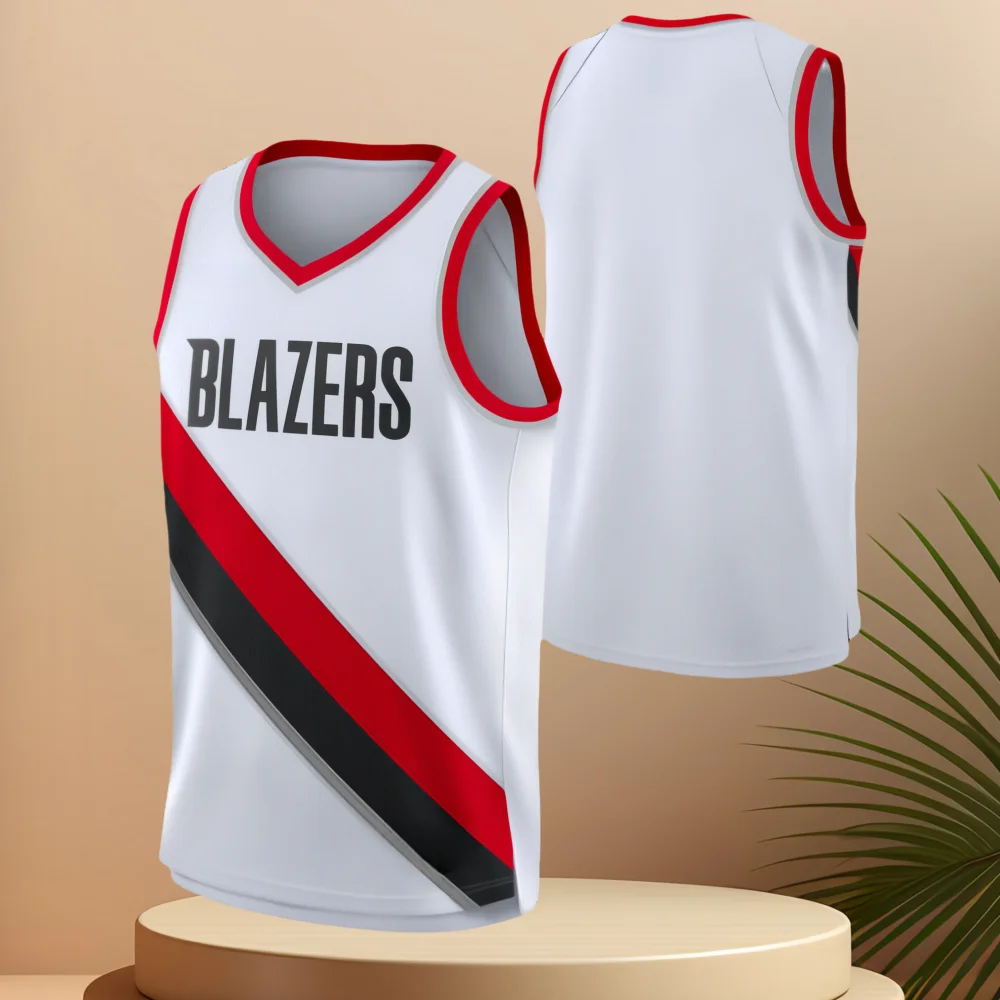 24/25 Men's Basketball Jersey Trailblazer Swingman Association Jersey Outdoor Sports Training Clothing Adult/Children's Jersey