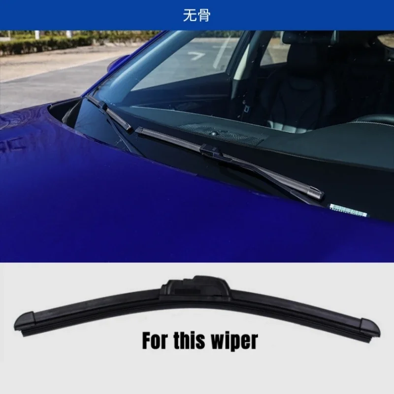 Car Wiper Blade U Hook Universal Frameless Bracketless Rubber Car Windshield Wipe Blades 14