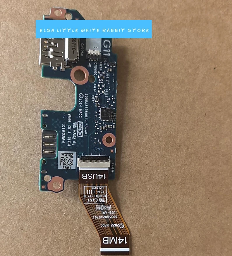 FOR HP EliteBook 840 G11 USB Card Reader Board w Cable 6050A3535801