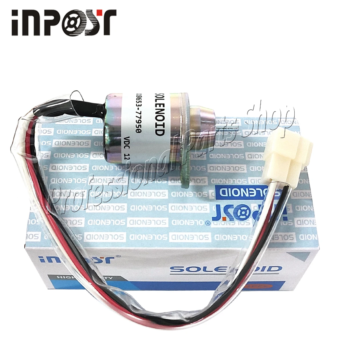 119653-77950 Stop Solenoid Valve 12V for Yanmar Engine 1503ES-12S5SUC5S 119285-77950 SA-4562T SA-5213