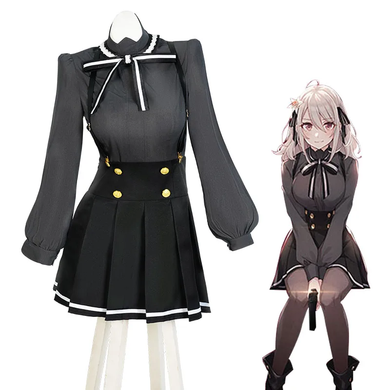 

Spy Classroom cos Garden Lily Costume Anime new lovely girl black Jk skirt School uniform H