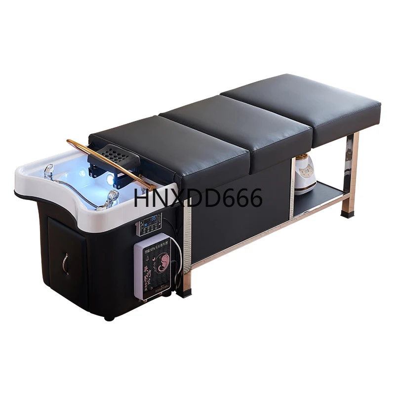 

No connection to the upper and lower water head treatment shampoo bed, water storage type constant
