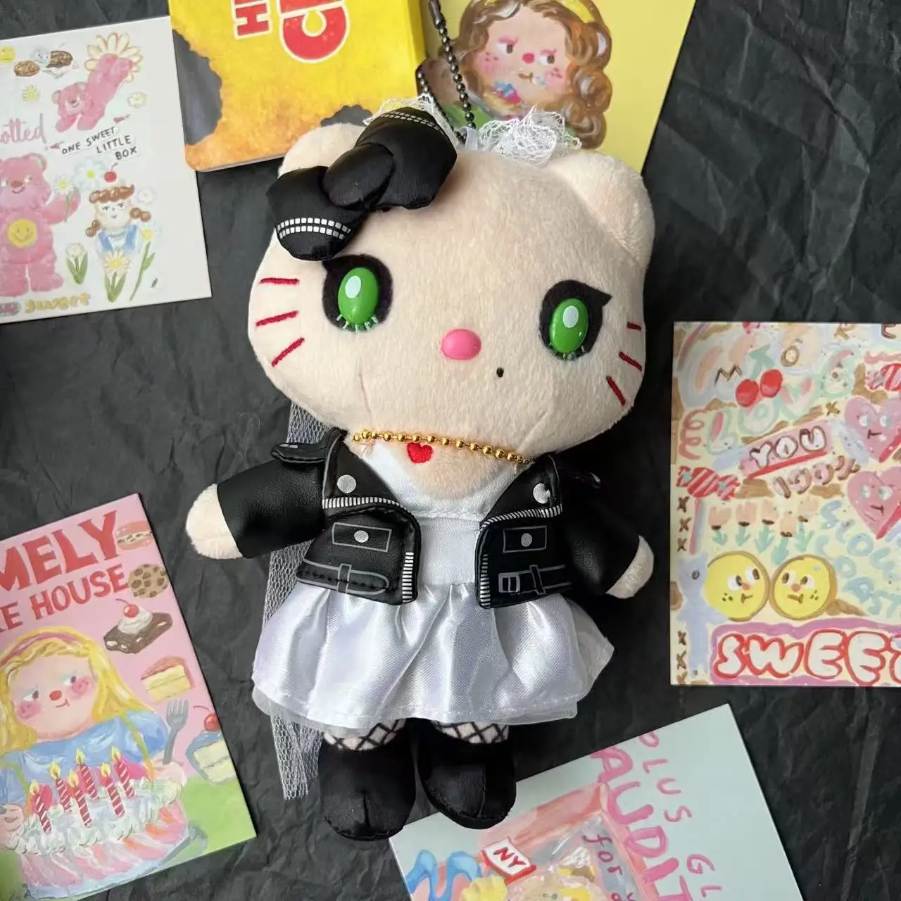 Sanrio Plush Halloween Hello Kitty Doll My Melody Toy Kuromi Pom Pom Purin Soft Lovely Gift For Children