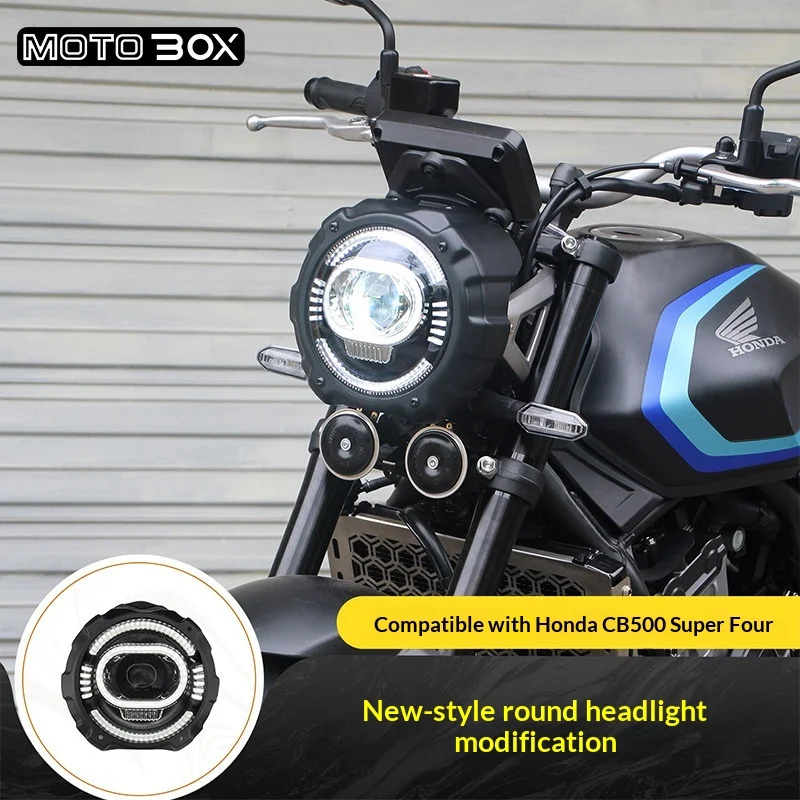 【Premium】For Honda CB500SF Super Four modified 7-inch round headlight assembly, headlight headlight accessories
