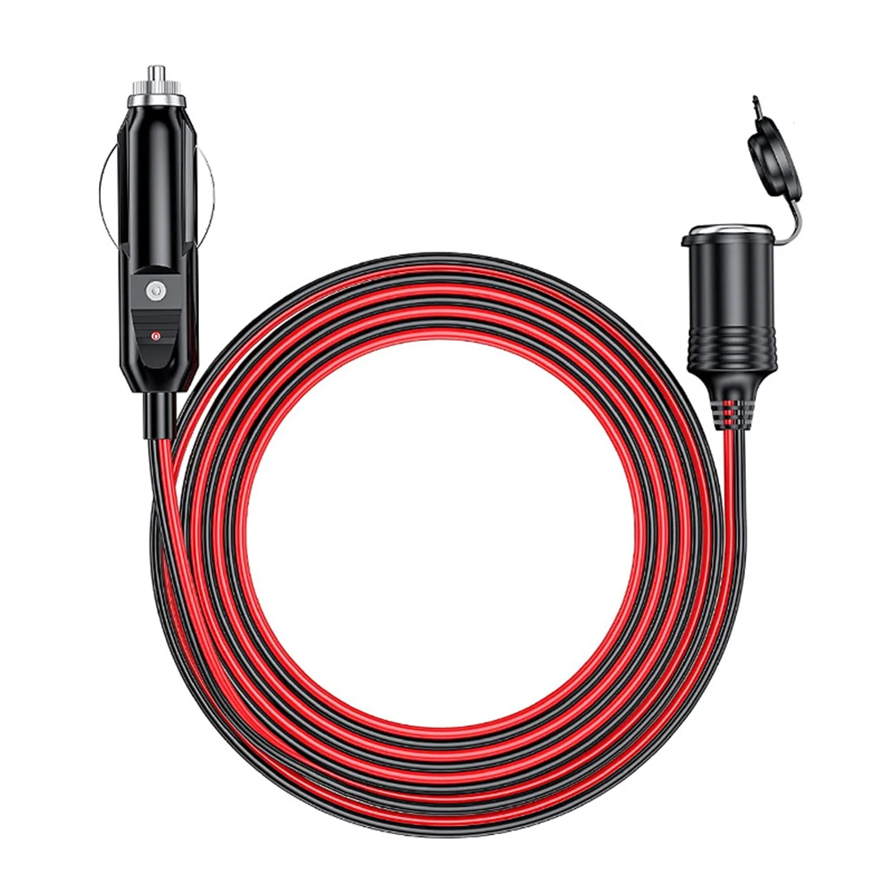 

12V-24V Cable Connector Wire 6M Length Cable Air Purifier Adapter Cables For Car Fans Red Black Car Electrical Connections