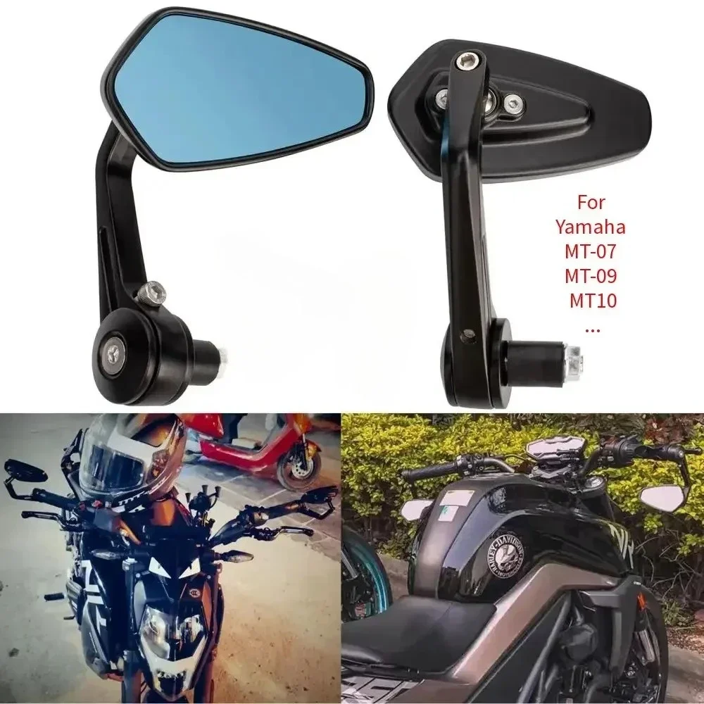 Handlebar Mirror Suitable for 7/8'22mm Handle Width Motorcycle Rearview Mirror Motorcycle Universal Accessories Side Mirror image 5