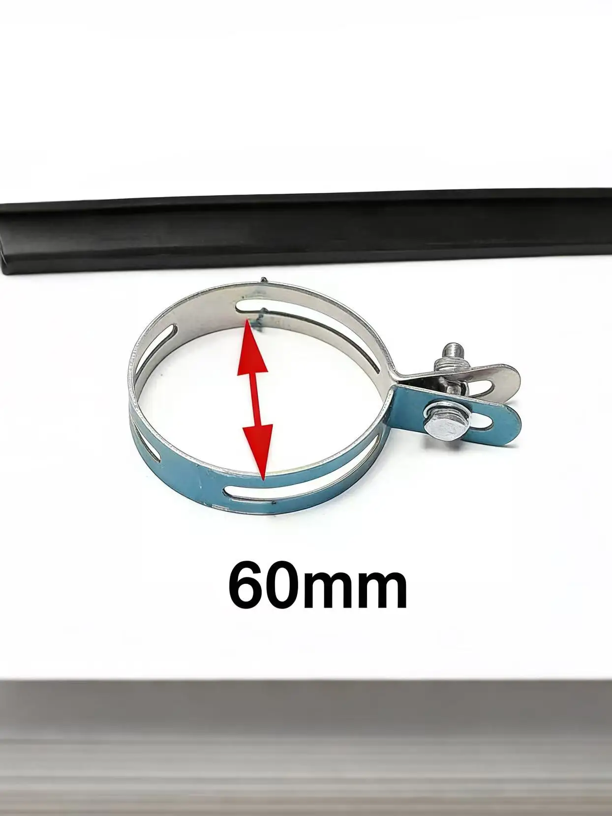 

Universal 60mm 88mm Motorcycle Exhaust Clamp Hanger Bracket Stainless Steel Muffler Support Mounting Ring Accessories Modified