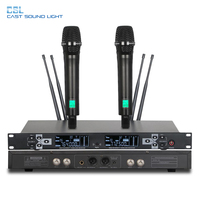 High-End Outdoor UHF Wireless True Diversity Lavalier Microphone Cordless Condenser Conference & Stage Mic Karaoke Application