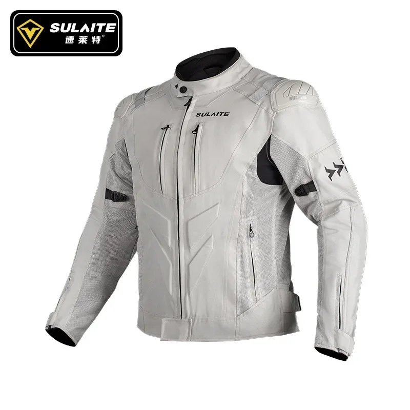 

Motorcycle riding suit, highway protection racing suit, summer breathable motorcycle equipment, men's jacket set