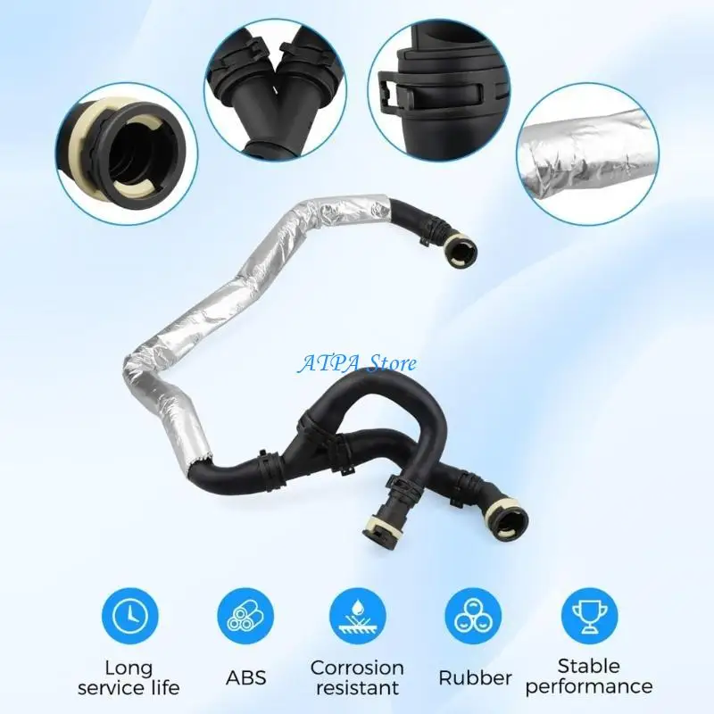 U13C HVAC Heater Water Inlet Hose JL1Z18472B for Select Model SUV Replacement Stable Operation Simple Setup