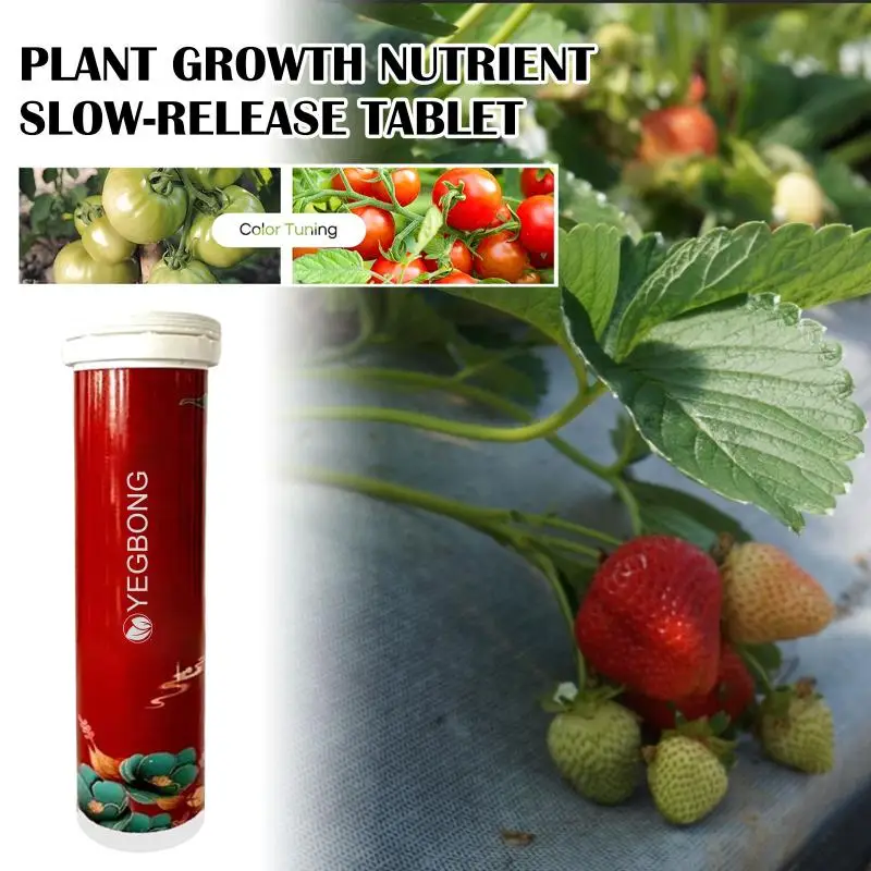 Fruits and Vegetables Plant Food Tablets Slow Release Nutrient Universal Solution for Potted Plant Growth and Gardening Applica