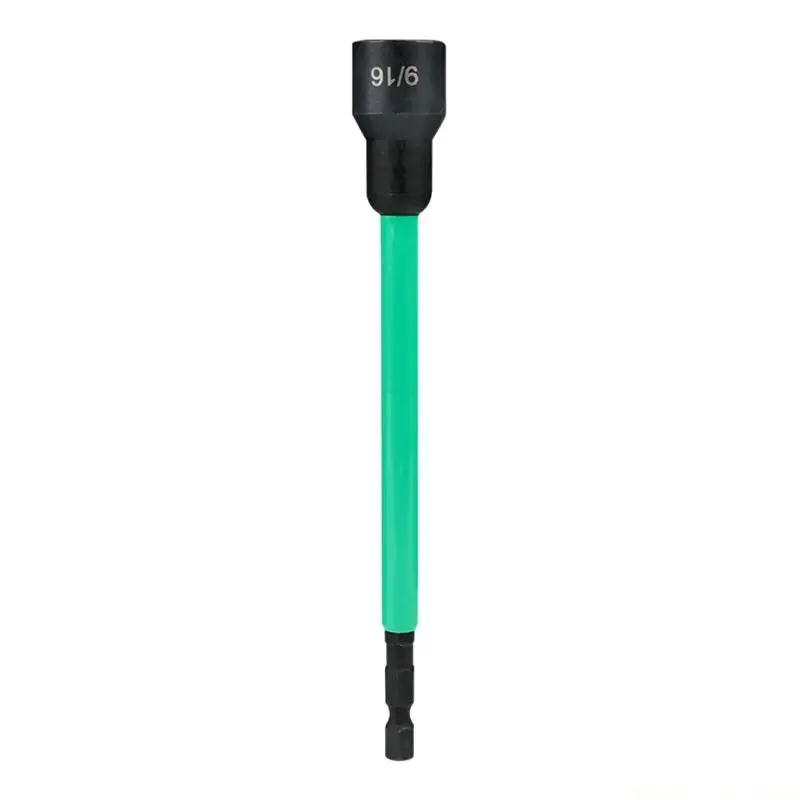 A2BE Hexagonal Socket Extension with Tip Hexagonal Nut Driver for Secure Fastening in Narrow and Deep Areas