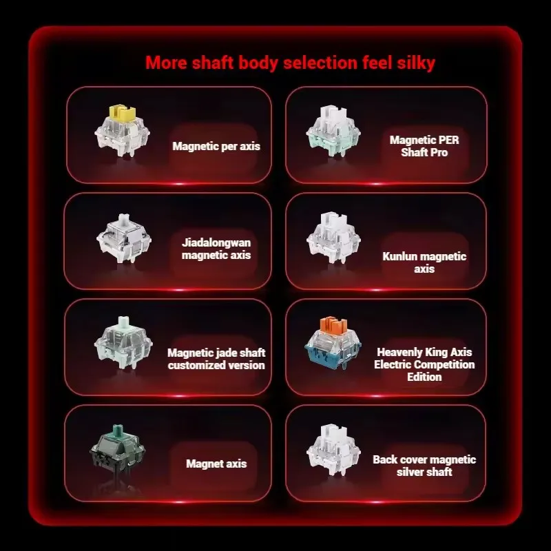 Mad60 HE Mad68 Pro HE Madlions Mad لوحة مفاتيح الألعاب مفتاح مغناطيسي E-sport مفتاح مغناطيسي سلكي MAD ملحقات الألعاب لوحة المفاتيح