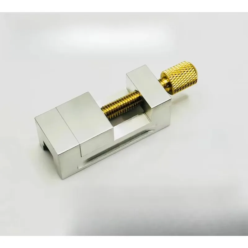 Precision watch repair drill motor, aluminum alloy baseplate brass pliers, stainless steel table sub-sliding table