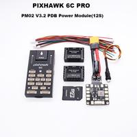 AN PIXHAWK 6C PRO FMUV6C Ardupilot PX4 32 Bit Flight Controller Autopilot with 4G SD Safety Built-in Buzzer Power Module 12S PDB