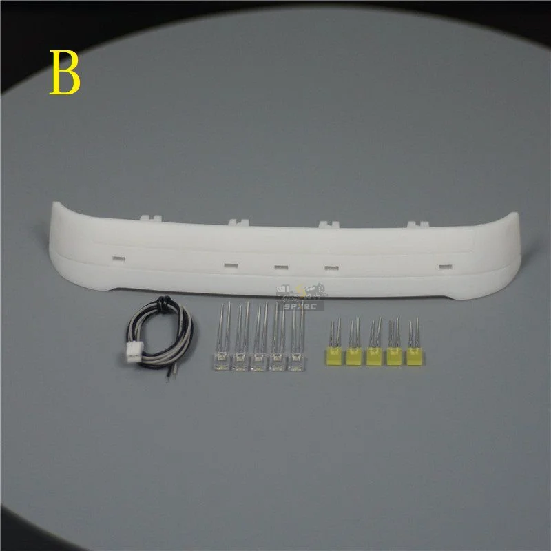 체중계 LED 시뮬레이션 선바이저 지붕 장식, 타미야 RC 트럭 티퍼 볼보 FH16 750 56360 자동차 DIY 장난감, 1:14