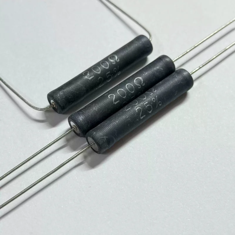 5-30pcs AS-10 10W 200R 0.25% imported IRC TT wire winding resistor 200 ohms high power 9x45