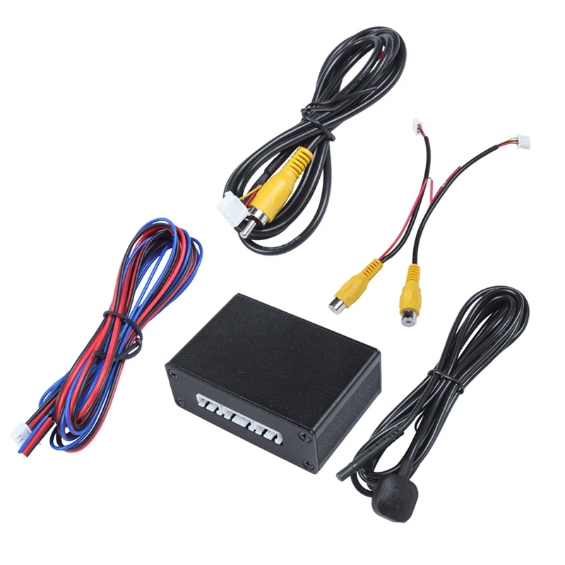 

Channel Converter Front And Rear View Reversing System Car Parking Camera Video Two-Way Control Box With Manual Switch