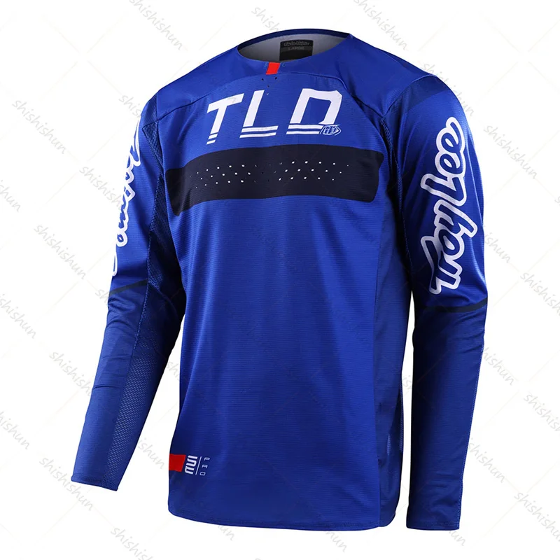 2024 Men\'s Mountain Bike T-Shirt DH Motocross Enduro Jersey MTB BMX Motorcycle Jersey Can be customized with name