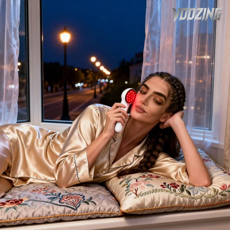 

T03C Умное устройство для фотонной терапии, лечение шеи и лица, против старения, отбеливание, удаление морщин, безопасное домашнее использование