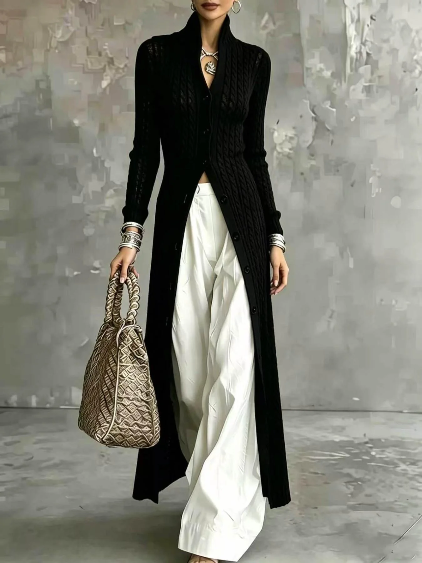 #34 Most Reviewed Button Front Knit Cardigans