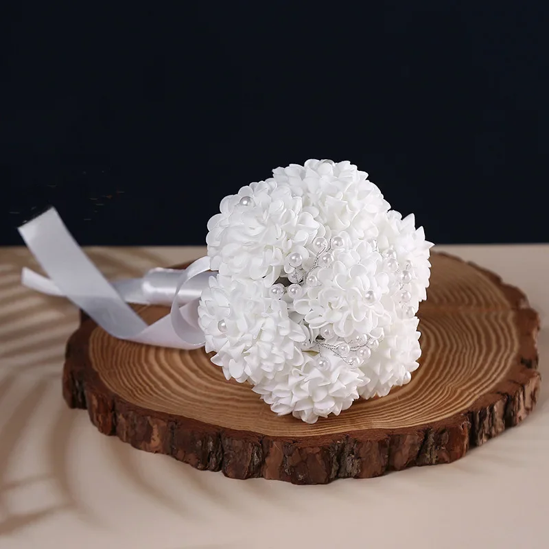 

Свадебный букет из искусственных цветов - искусственные свадебные принадлежности, нежный букет из искусственных цветов для свадьбы, помолвки, расческа для домашнего декора