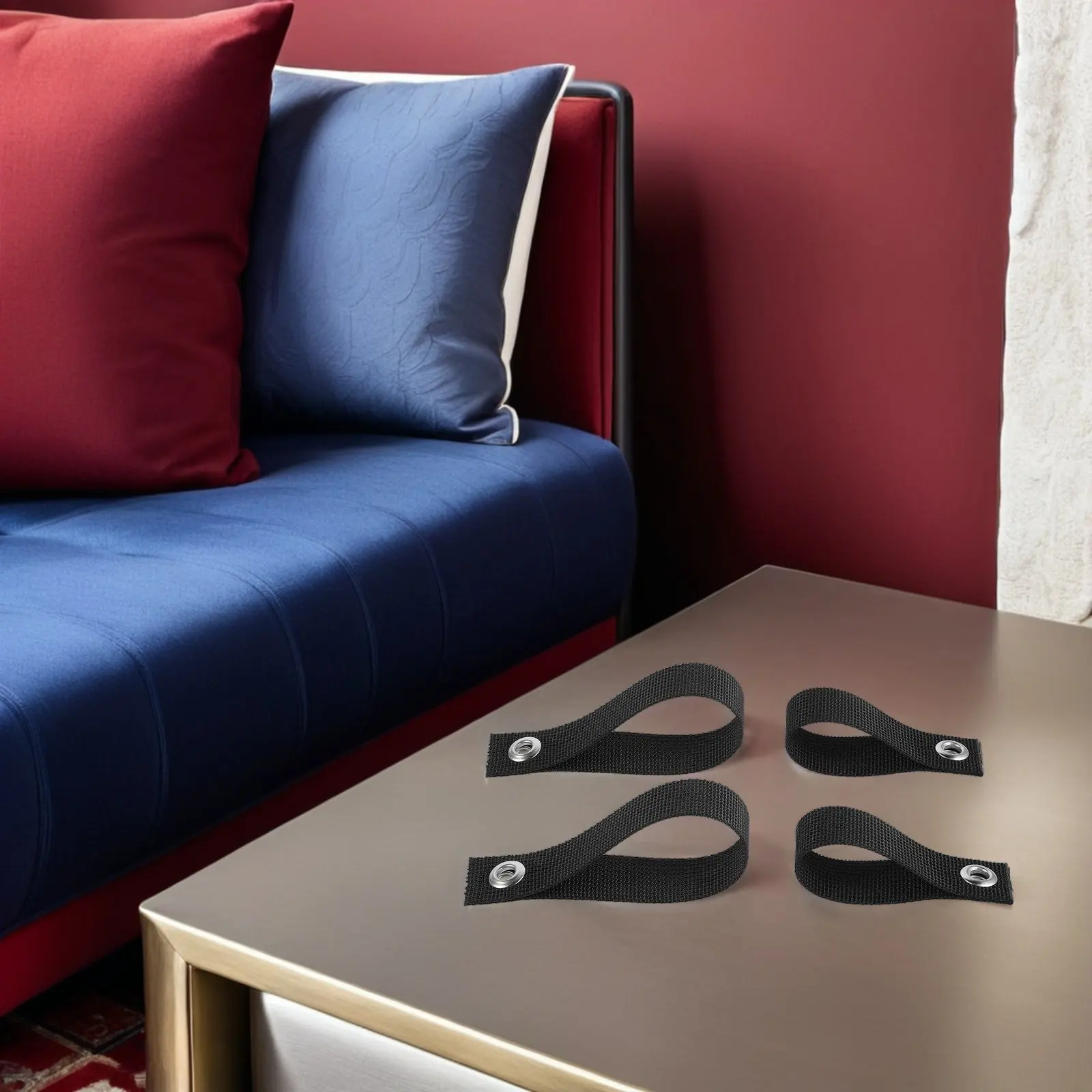 8 pcs Furniture Halloween Christmas New Year Anti Tip Furniture Strap Anti Tip Furniture Anchor Anti Tip Furniture Kit Straps