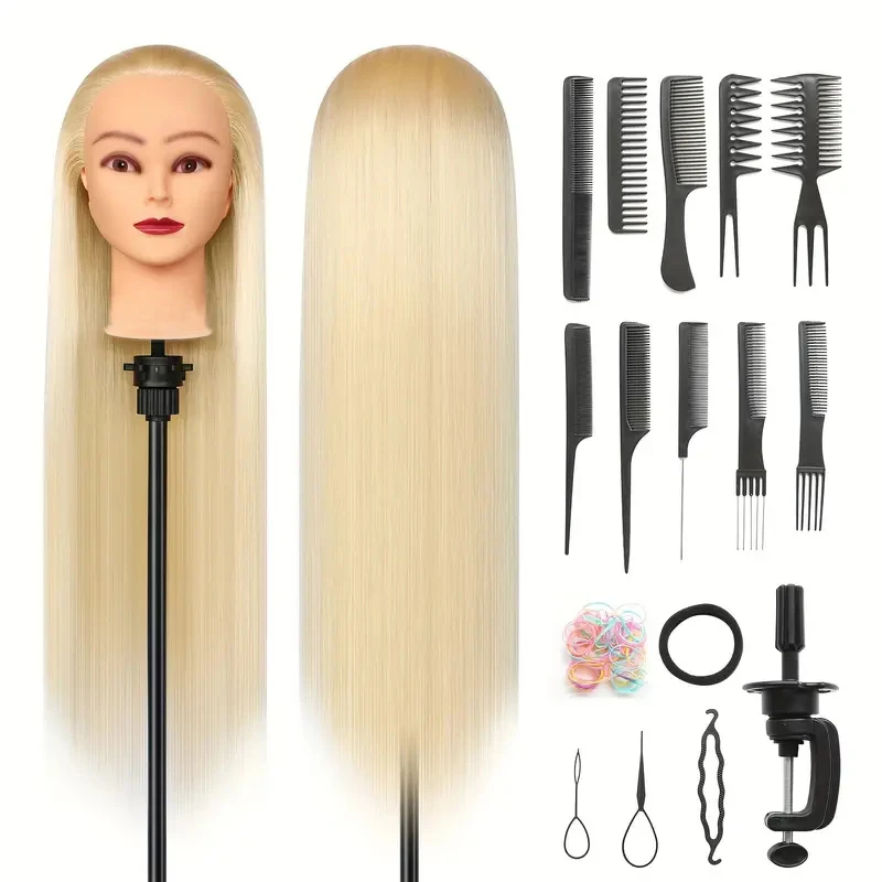 tete-de-mannequin-100-synthetique-de-24-pouces-accessoire-de-coiffure-pour-tressage-livre-avec-une-pince-de-table-tete-d'entrainement