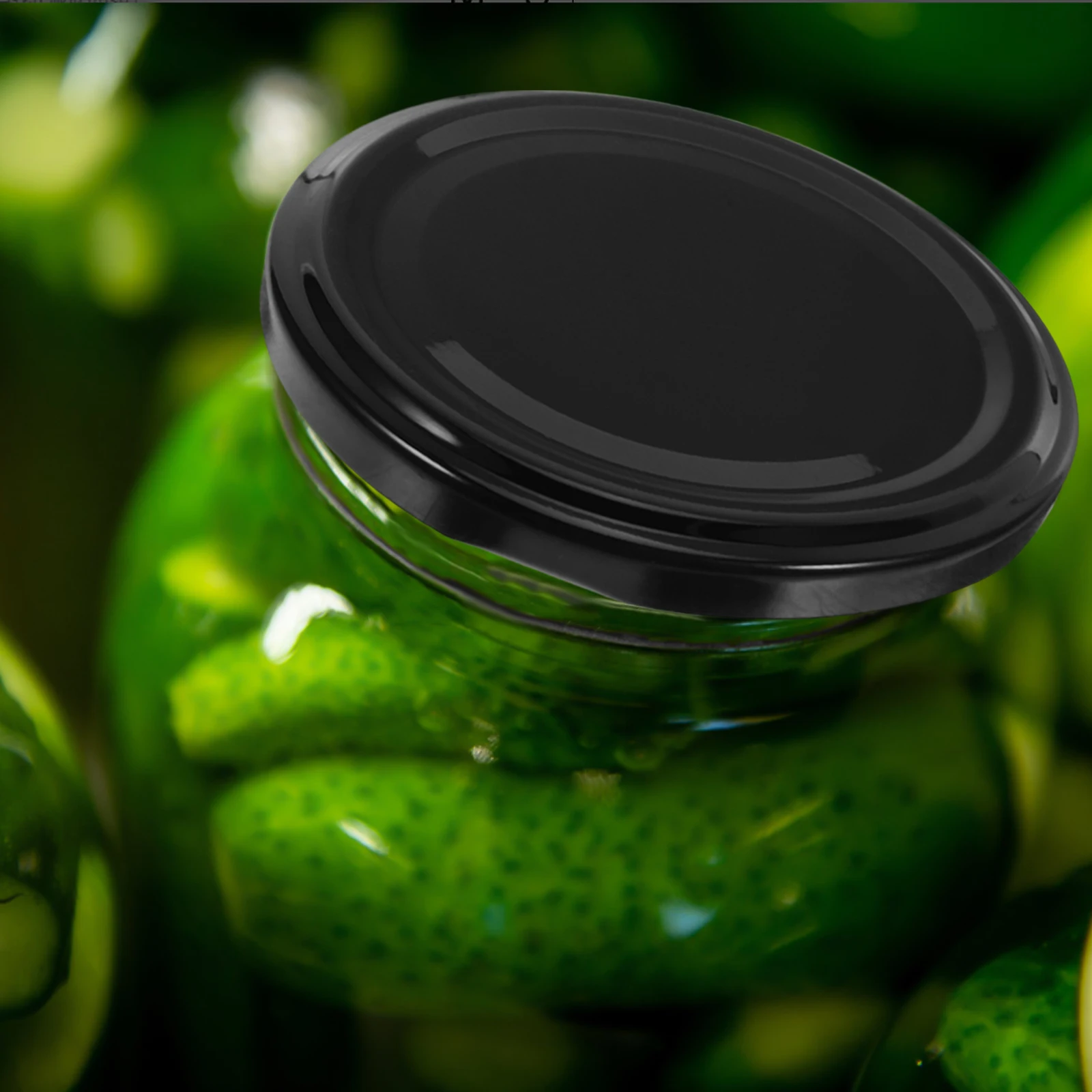 

50 Pcs Glass Bottle Cap Jar Screw Caps Large Mouth Canning Lids Metal Replacement Airtight Lattice