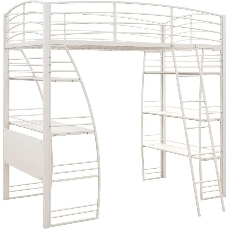 Studio Twin Loft Bed, White