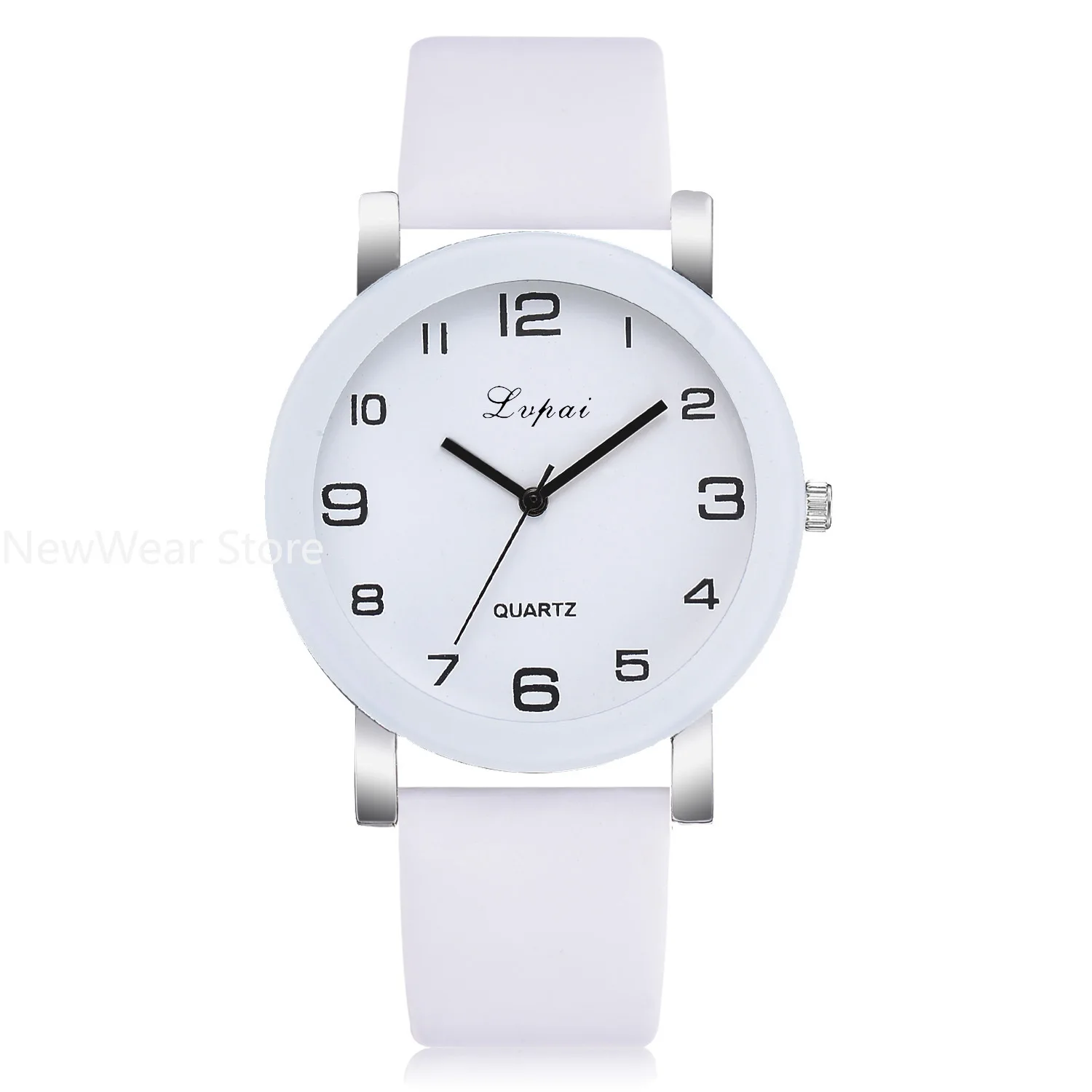 Fashion Women Watches Leisure Grey Digital Simple Women Quartz Watch Sports Leather Strap Ladies Clock Wristwatches Reloj Mujer