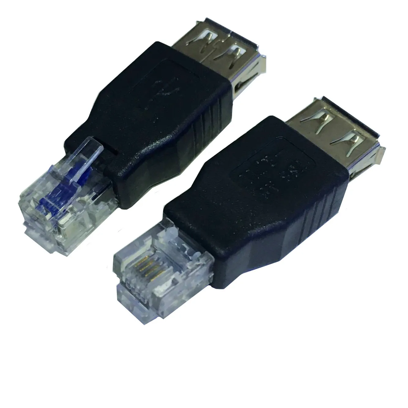 USB żeńskie RJ11 RJ12 4PIN konwerter ADAPTER sieci gniazdo telefoniczne AF 6 p4c