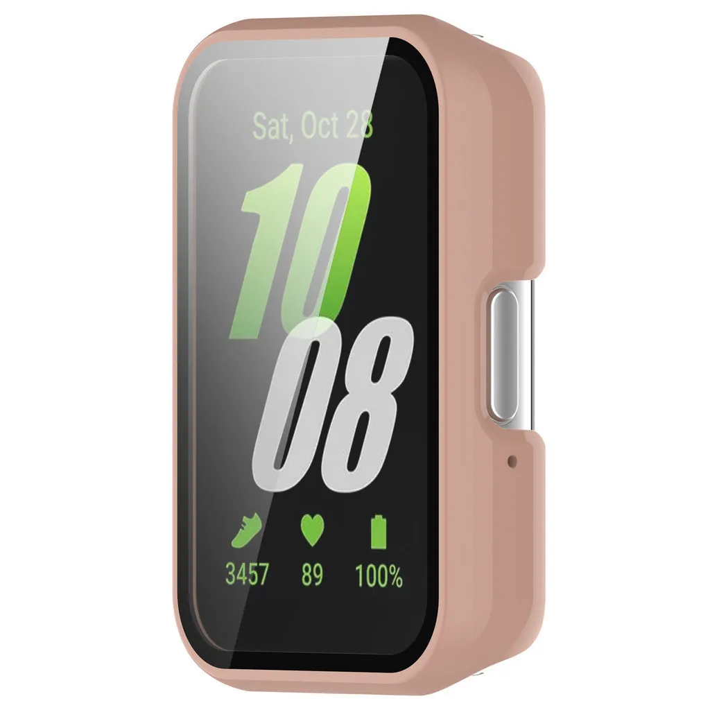 Custodia per Samsung Galaxy Fit 3 Fit3 SM-R390 Custodia rigida per paraurti con telaio in PC + protezione per schermo antigraffio in vetro temperato sottile HD