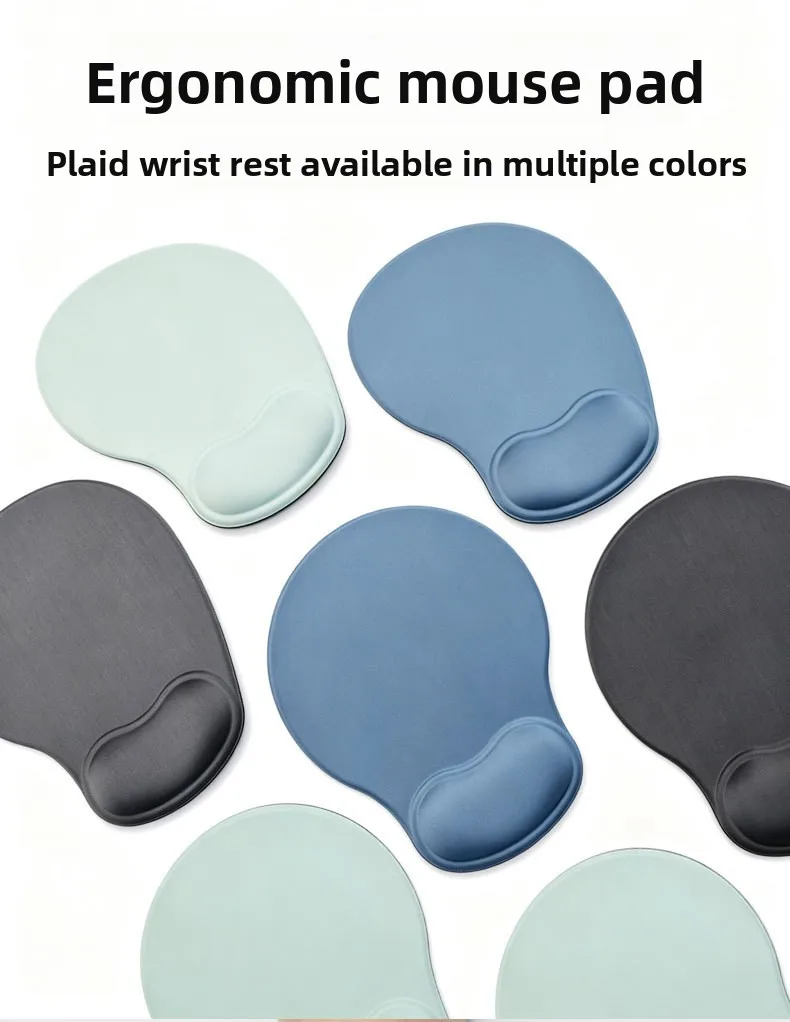 Selbstreinigende Leder-Handgelenkauflage Mauspad Ergonomische Schreibtischunterlage für Büro und Gaming 5 Farben Quadratische und Runde Optionen – Detail 6