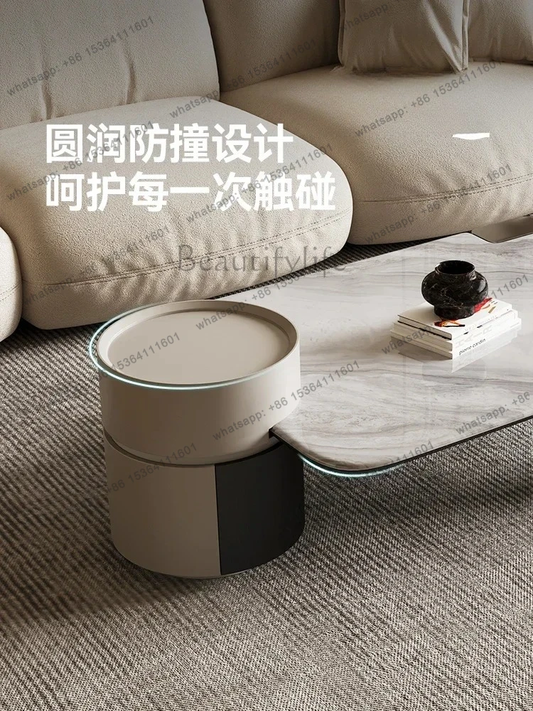 

yj21 Slate combination coffee table size square light luxury living room home high-end minimalist new model