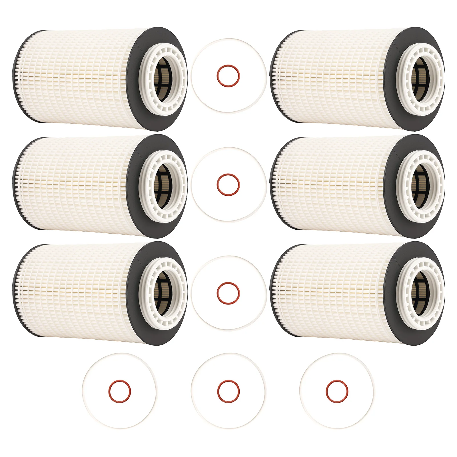 

Комплект из 6 масляных фильтров P551088 для двигателей MaxxForce 11 13 Fleetguard