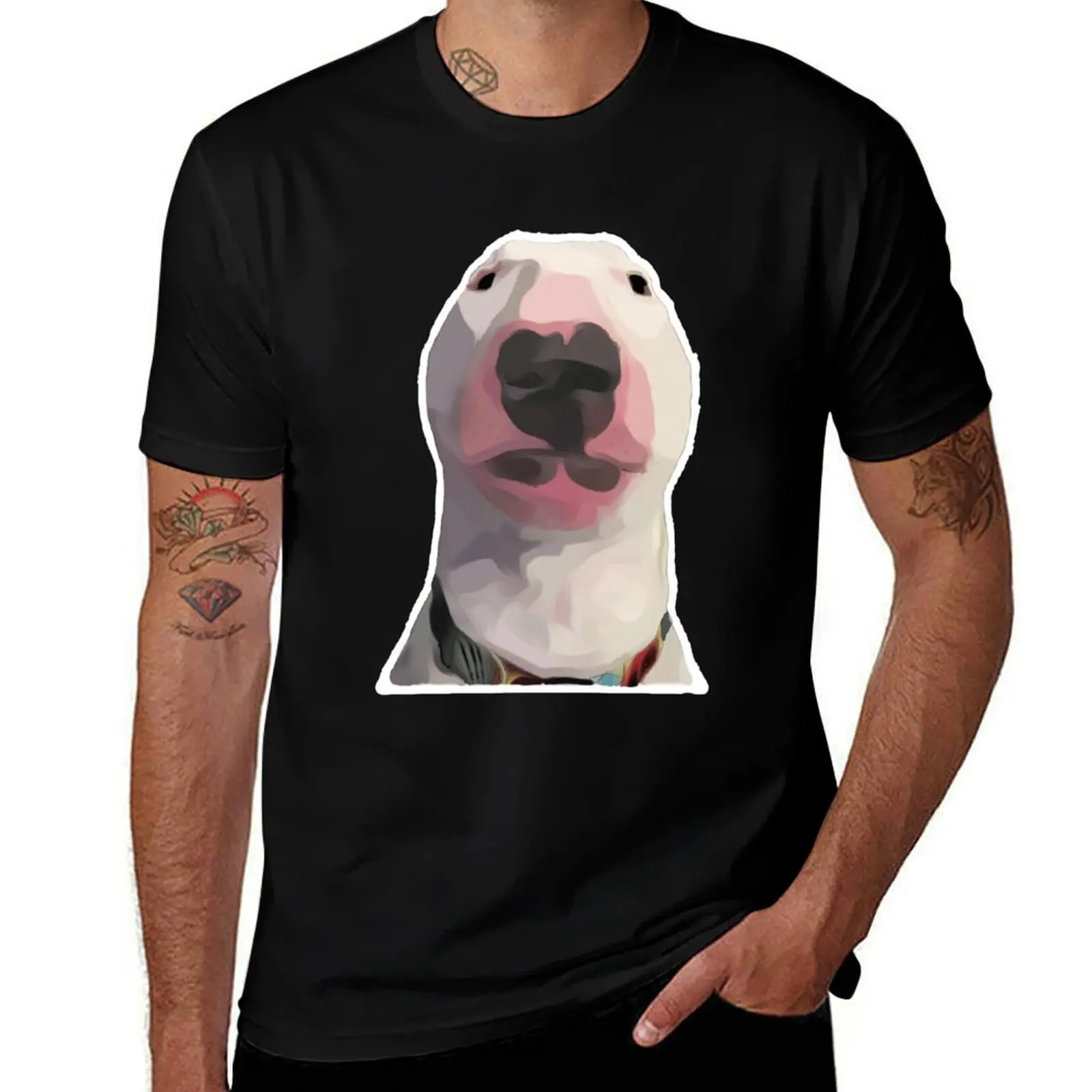 

@PupperNelson: Cartoon Meme Face T-Shirt for a boy blue archive luxury t-shirt Anime t-shirt men t shirts high quality