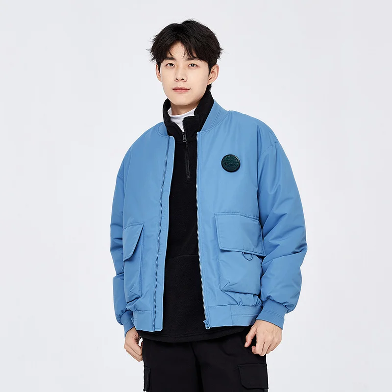 Semir Cotton Coat Padded Men 2022 Winter New Coat Loose Three Proofing Technology Baseball Collar Sports Style Handsome Top