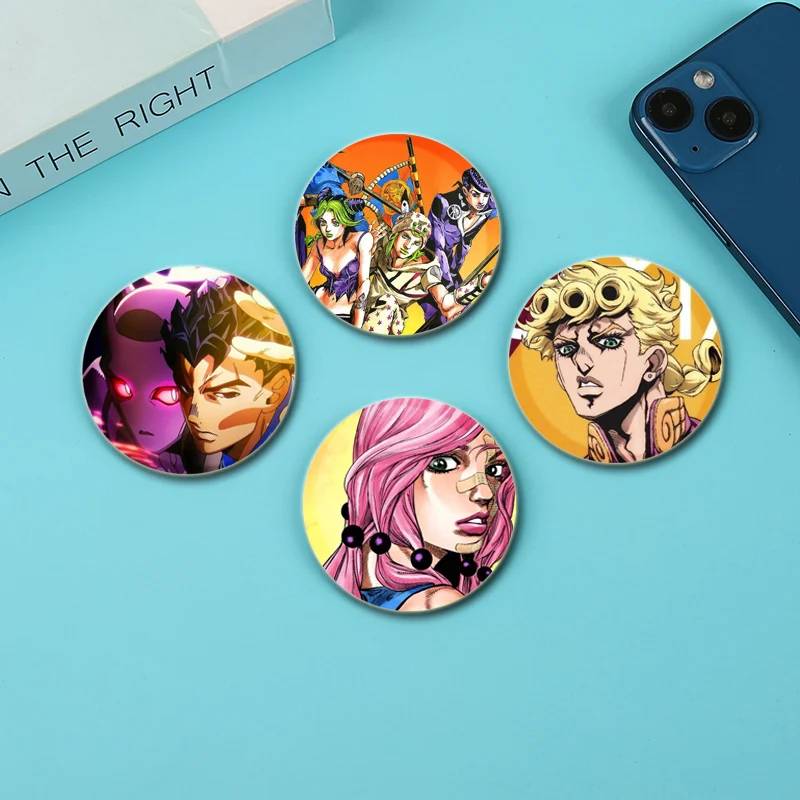 32/44/58mm Anime Badge about JoJo's Bizarre Adventure Cartoon Cute Exquisite Brooch Pins for Backpack Accessories Clothes Gifts