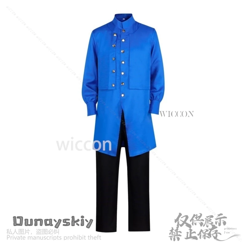 Yuta Mohara New Anime Movie Fureru Cosplay Costume Blue Long Shirt Black Pants Kawaii Roleplay Uniform Wigs Full Set Customized