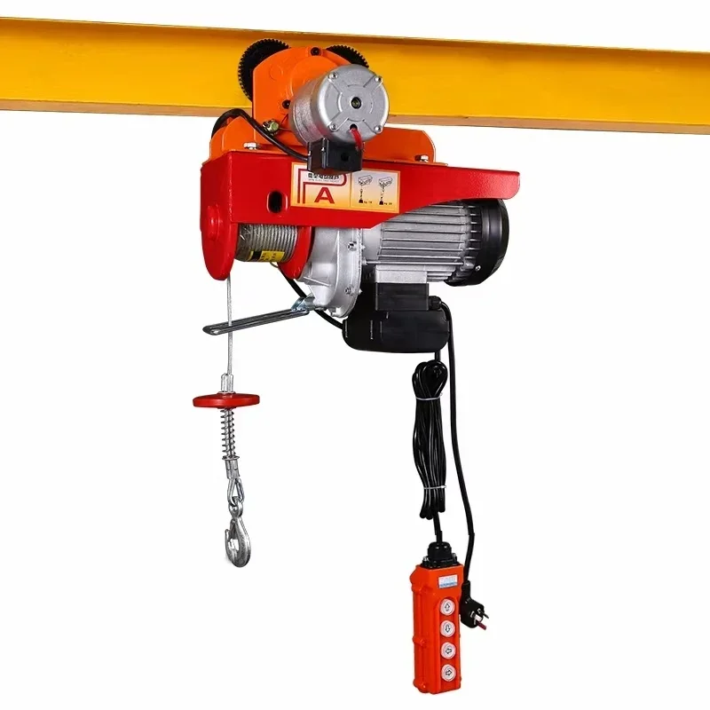 1ton 2ton 3ton 5ton Electric Wire Rope Winch 220v 380v 30m To 100m Mini Portable Electric Hoist