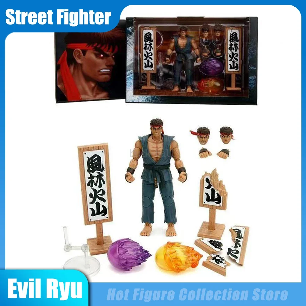 

Street Fighter Figures Evil Ryu Action Figure Pvc Collection Anime Figurine Toys Gift Model Statue Doll Desk Decoration Gifts