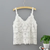 Cotton Crochet Tank Top Sexy Knitted Hollow Out Vest Crop Top Women Femme Vintage Backless Camisole Female 2026 Summer Clothes - Image 3