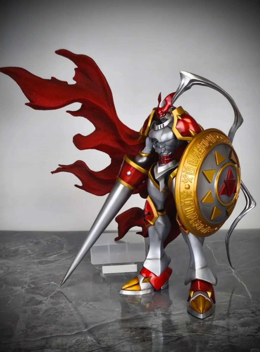 

40 см Аниме Фигурка Digimon World Atlas Dukemon Фигурка Royal Knight Duke Beast Модель ручной работы Подарочная статуя Коллекционная фигурка ﻿