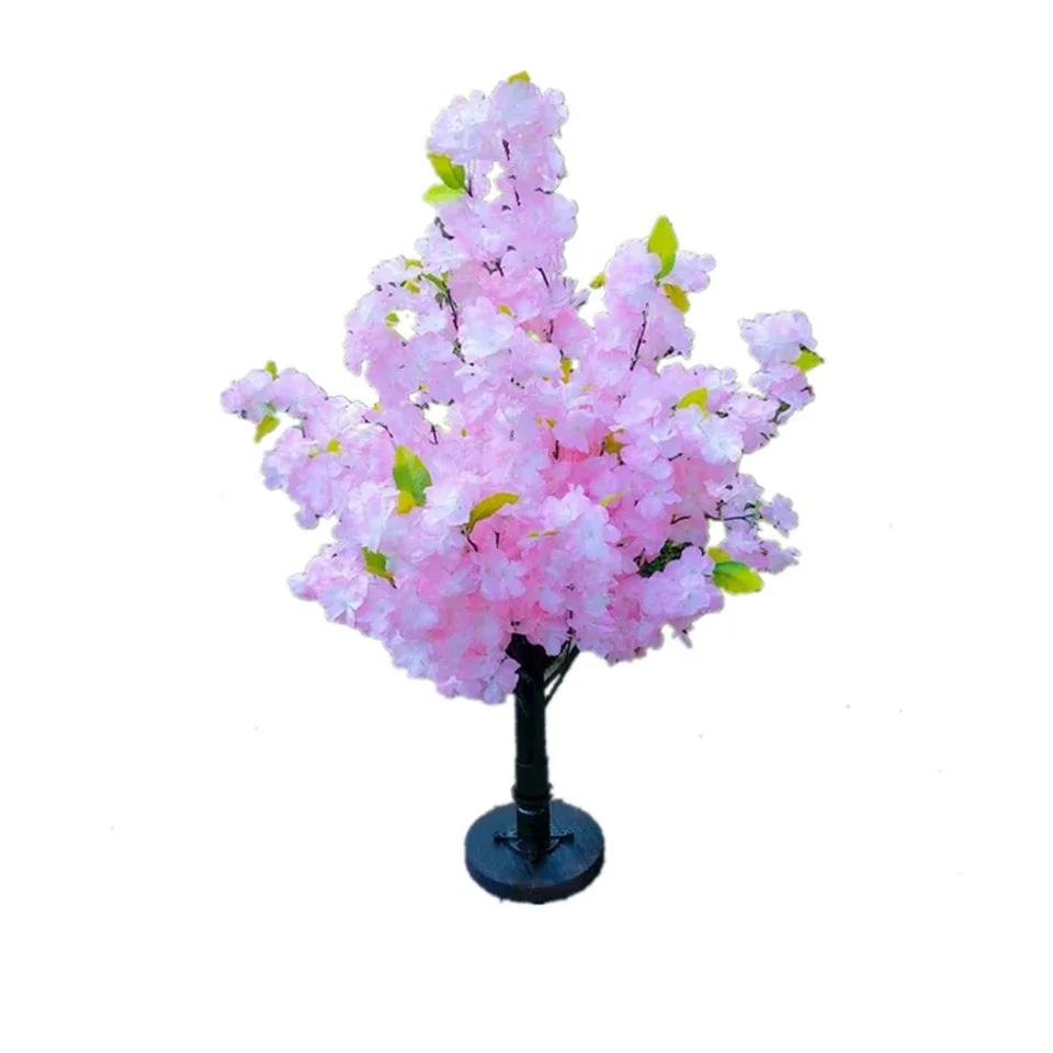 

New Artificial Cherry Flower Wishing Tree Simulation Plant Potting Landscaping Pendan For Holiday Party Wedding Home Decoration