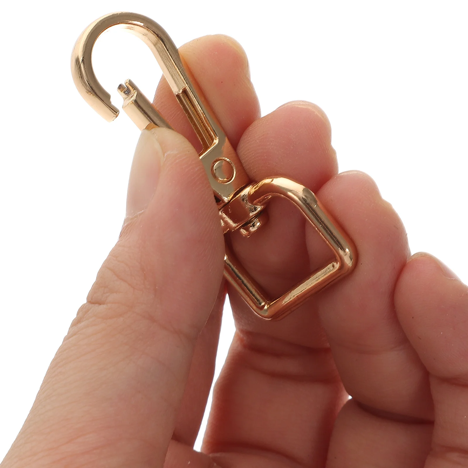 

20Pcs D Ring Swivel Lobster Clasp Metal Snap Hooks for Keychains Lanyards Quick Connect Disconnect Lightweight Compact Design