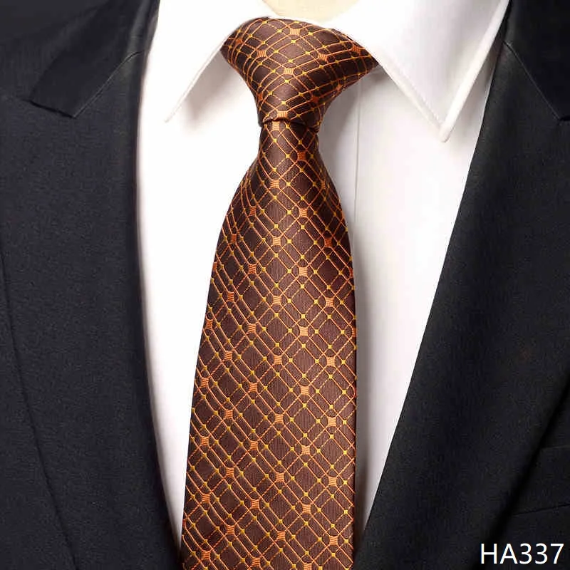 عالية الجودة رمادي براون مسنن التعادل للرجال الملابس الرسمية مأدبة الأعمال قميص اكسسوارات 8 سنتيمتر واسعة اليدوية معقود التعادل